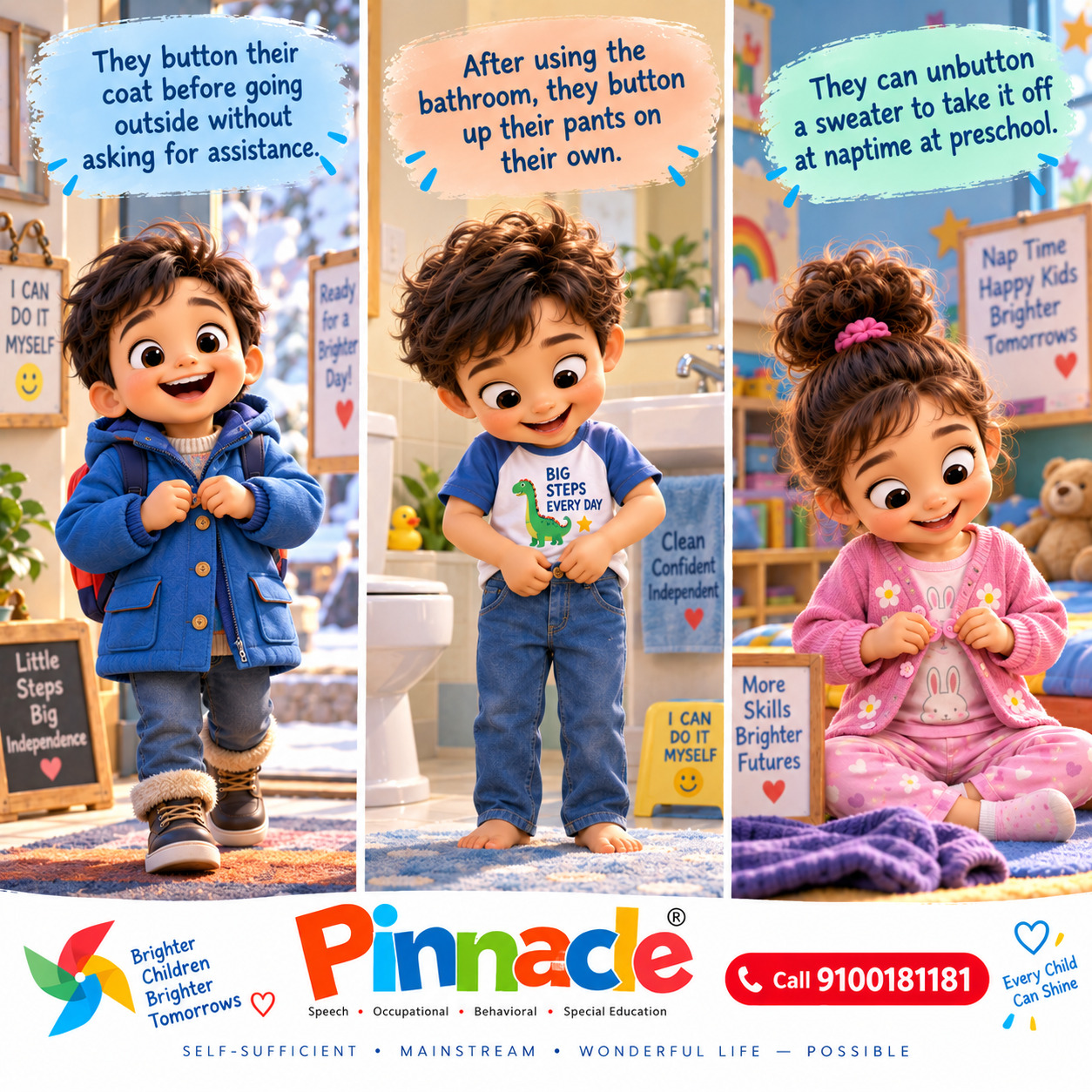 Example illustration for assessment topic: Fine motor skills