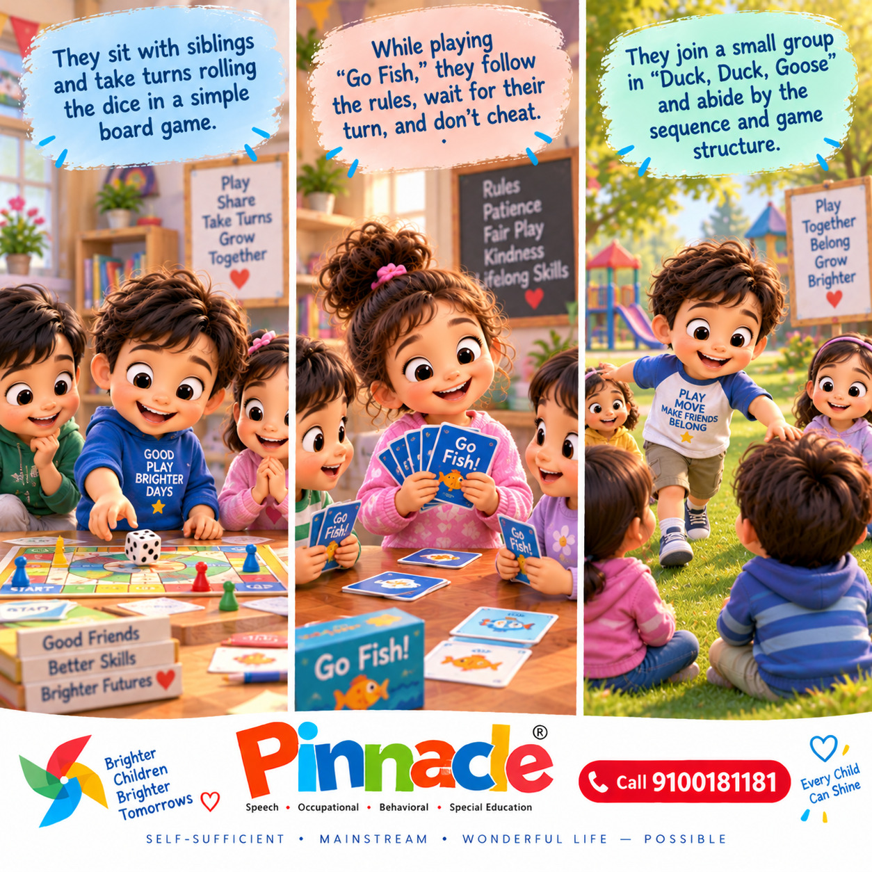Example illustration for assessment topic: Cooperative play