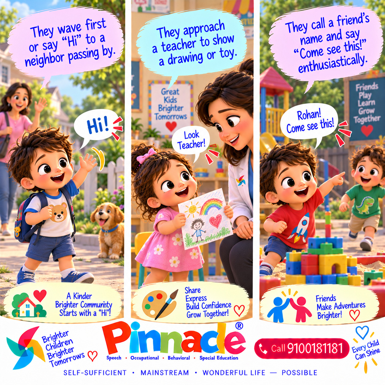 Example illustration for assessment topic: Social Interaction