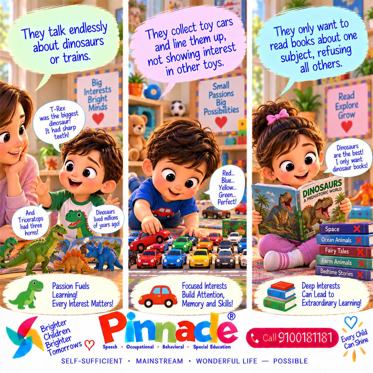 Example illustration for assessment topic: Restricted Behaviors