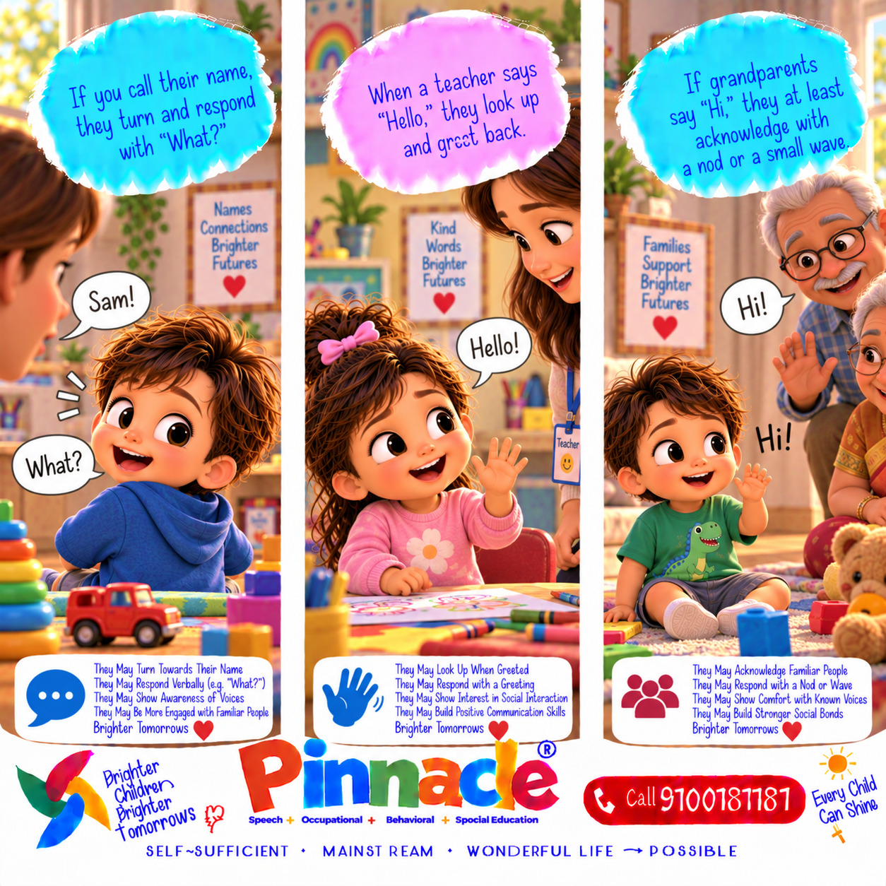 Example illustration for assessment topic: Attention to Others