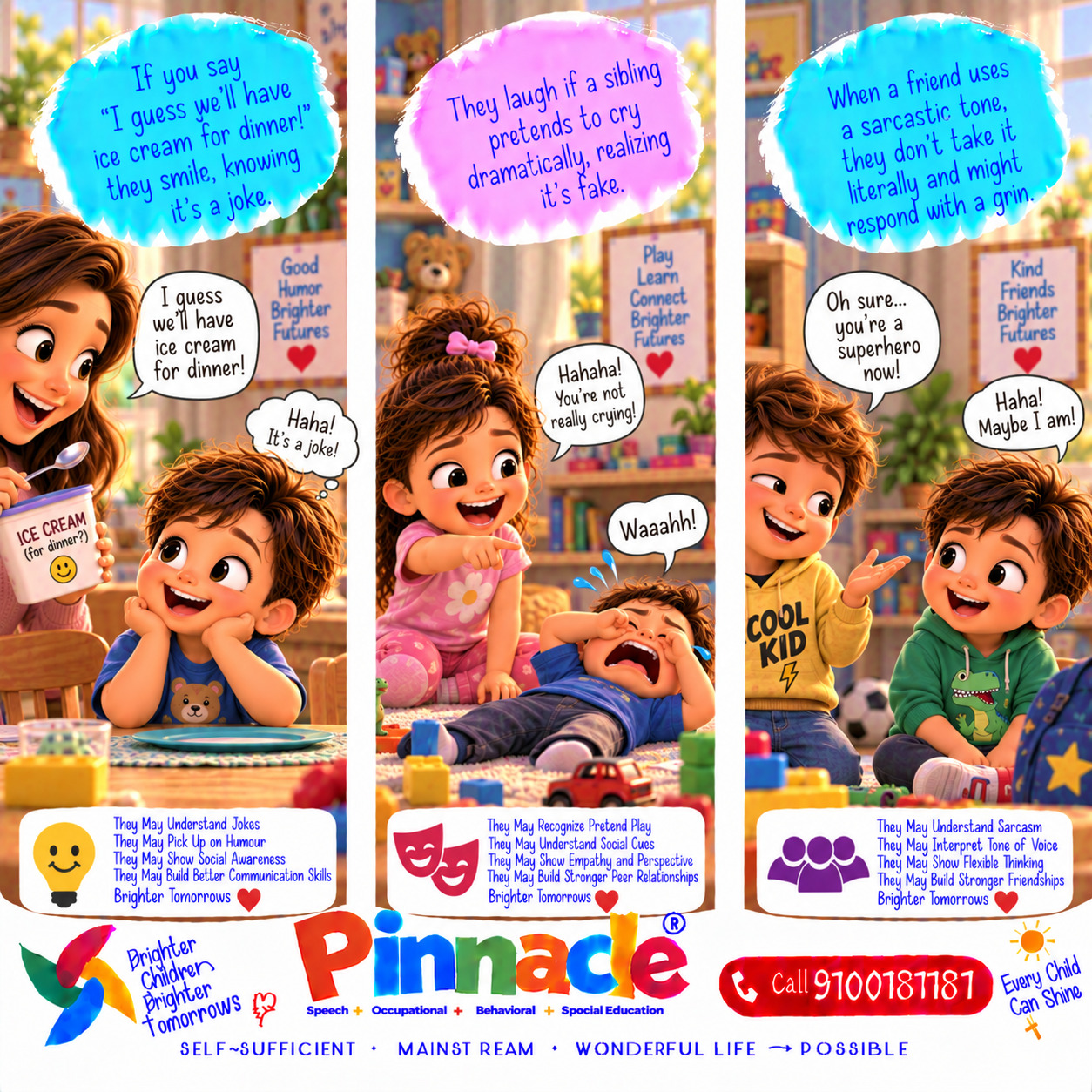 Example illustration for assessment topic: Social Understanding