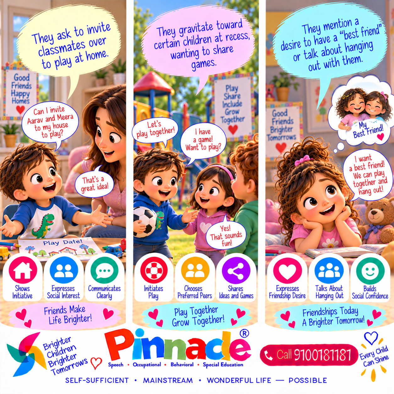 Example illustration for assessment topic: Friendship Seeking