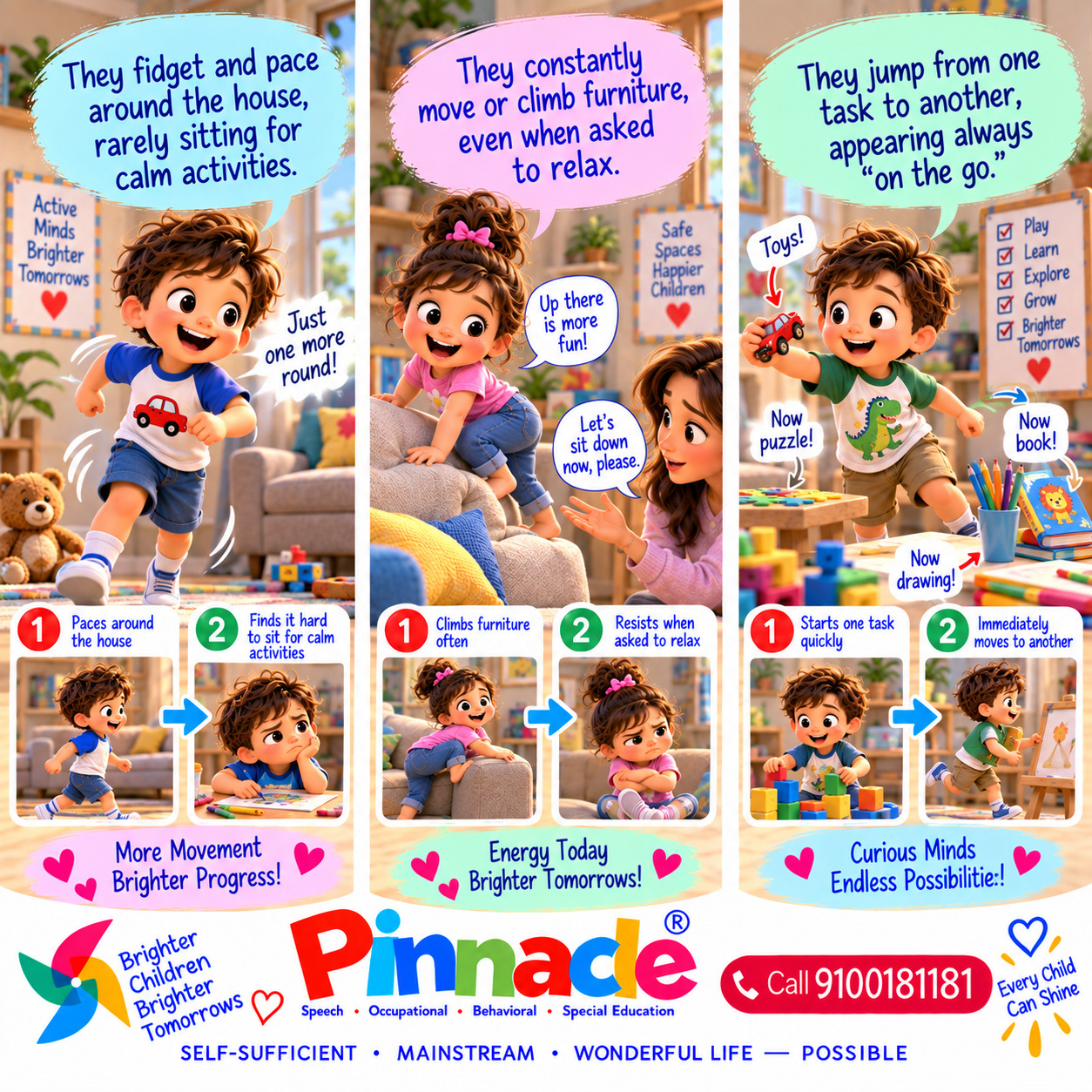 Example illustration for assessment topic: Hyperactivity