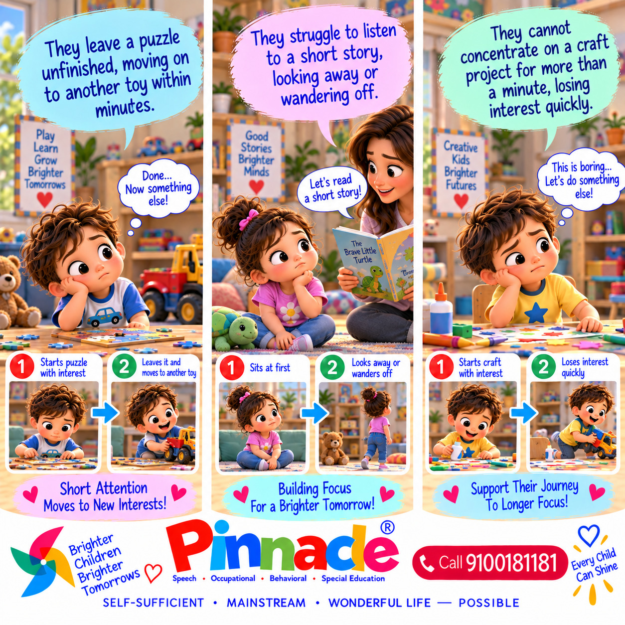 Example illustration for assessment topic: Attention