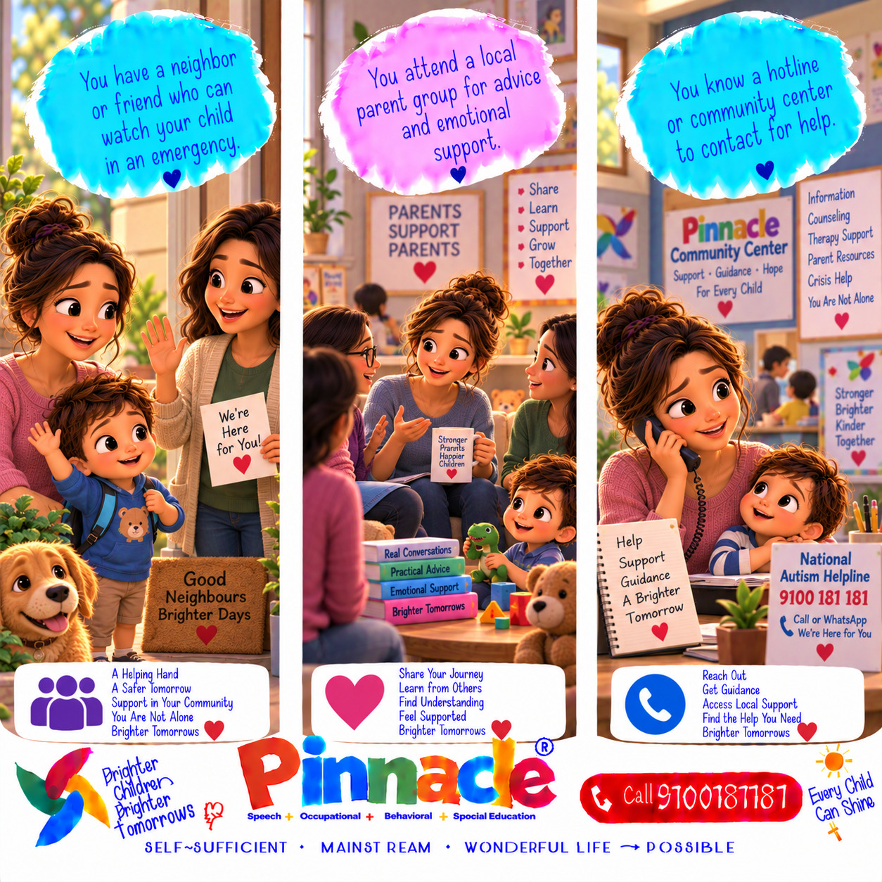 Example illustration for assessment topic: Social Support