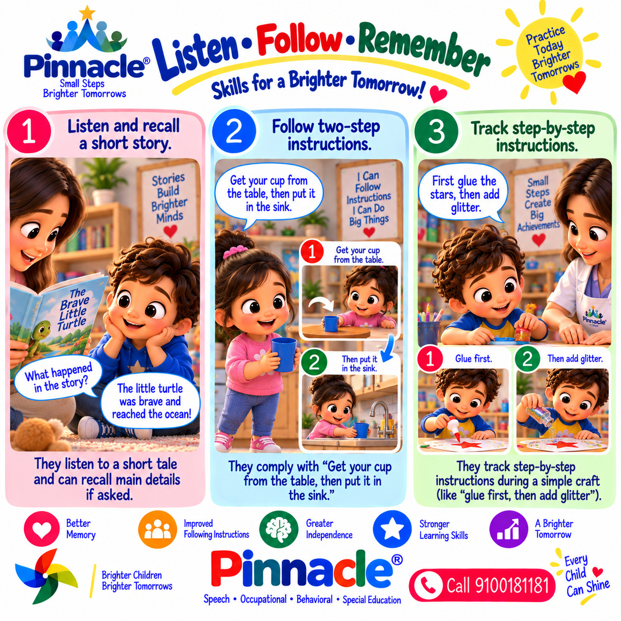 Example illustration for assessment topic: Follow Instructions