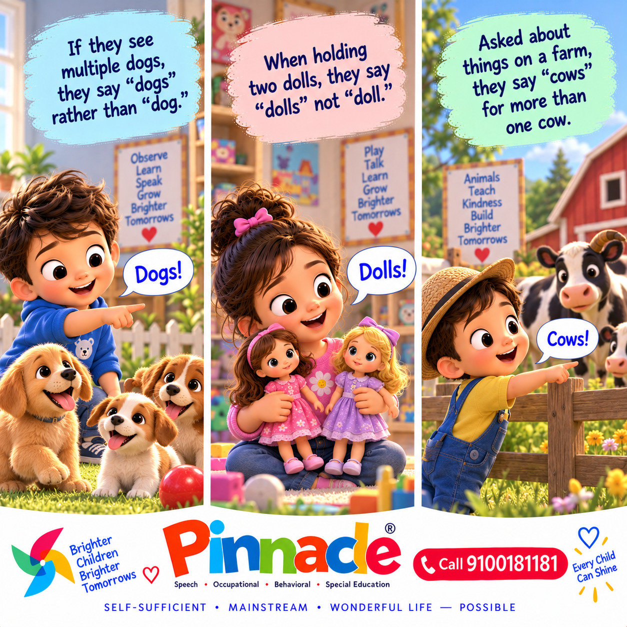Example illustration for assessment topic: Use Plurals