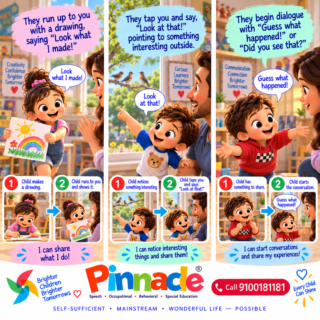 Example illustration for assessment topic: Initiate Conversation