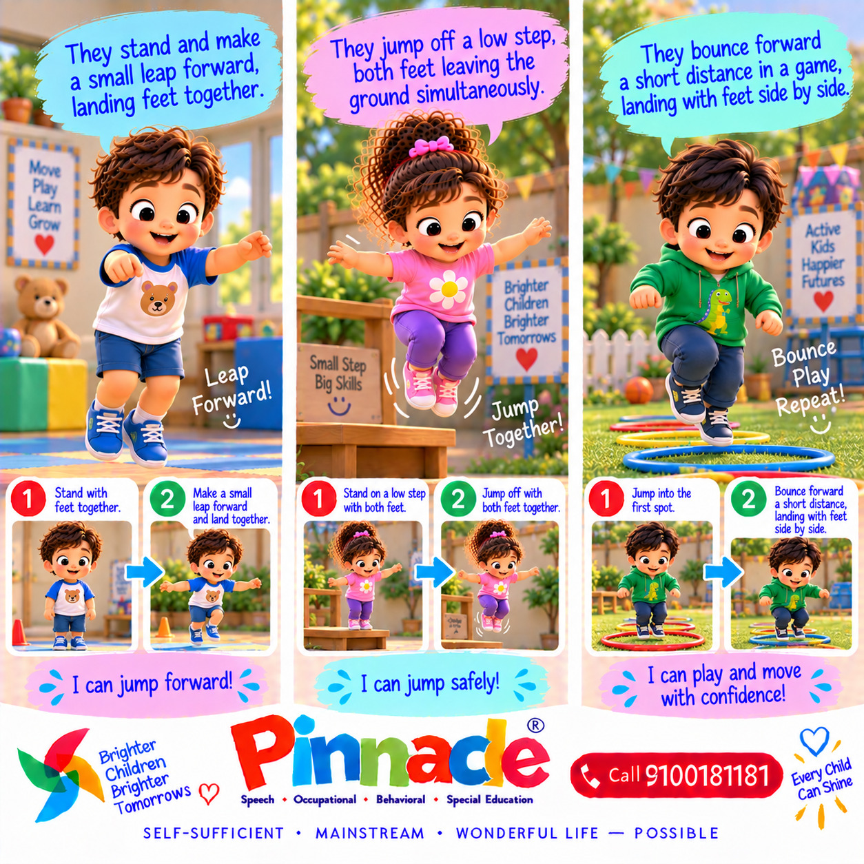 Example illustration for assessment topic: Jumping Skills