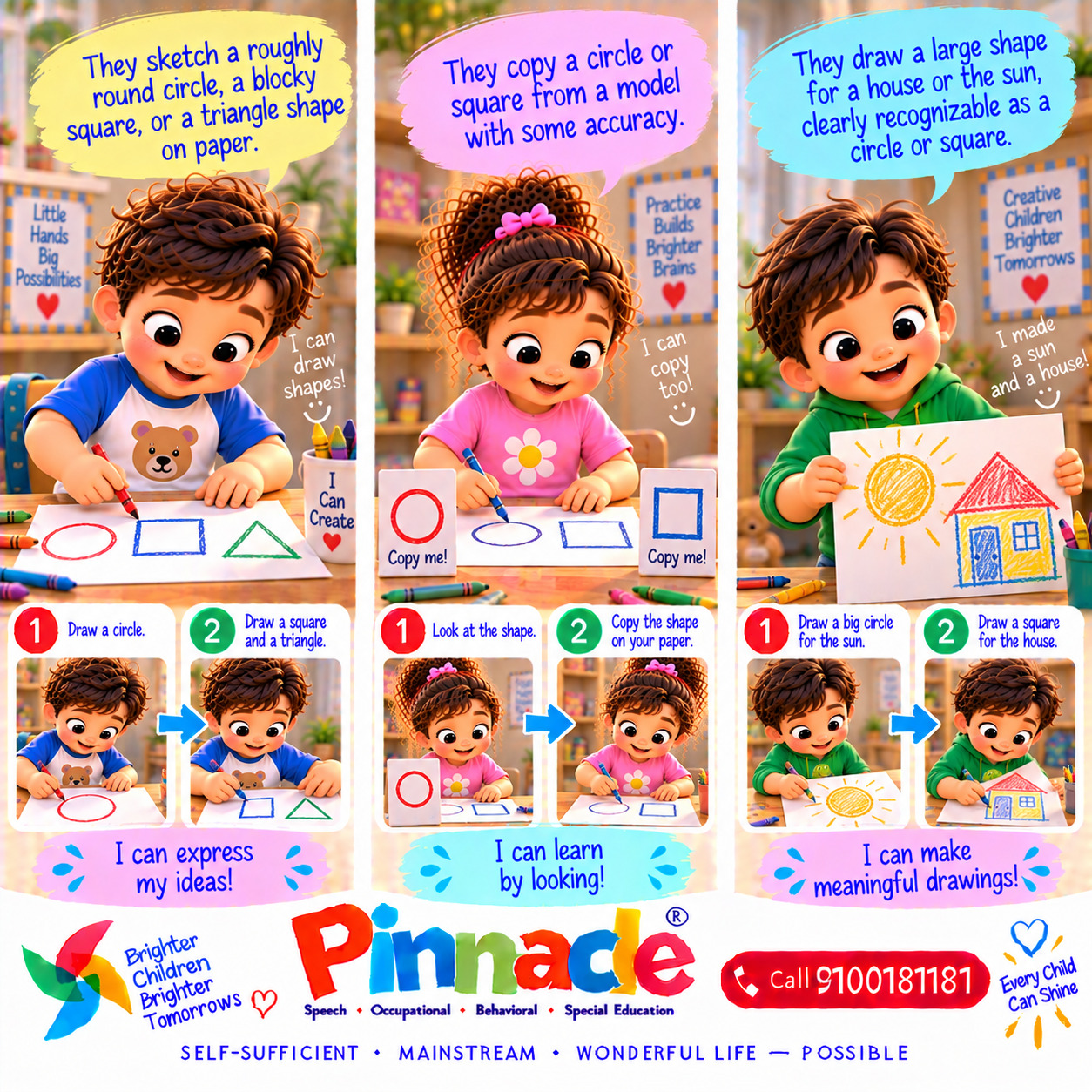 Example illustration for assessment topic: Fine Motor Precision
