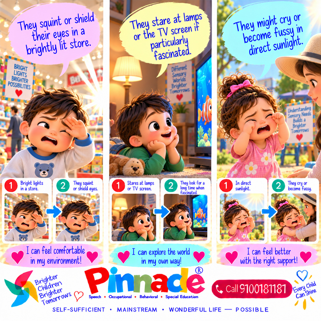 Example illustration for assessment topic: Bright Light