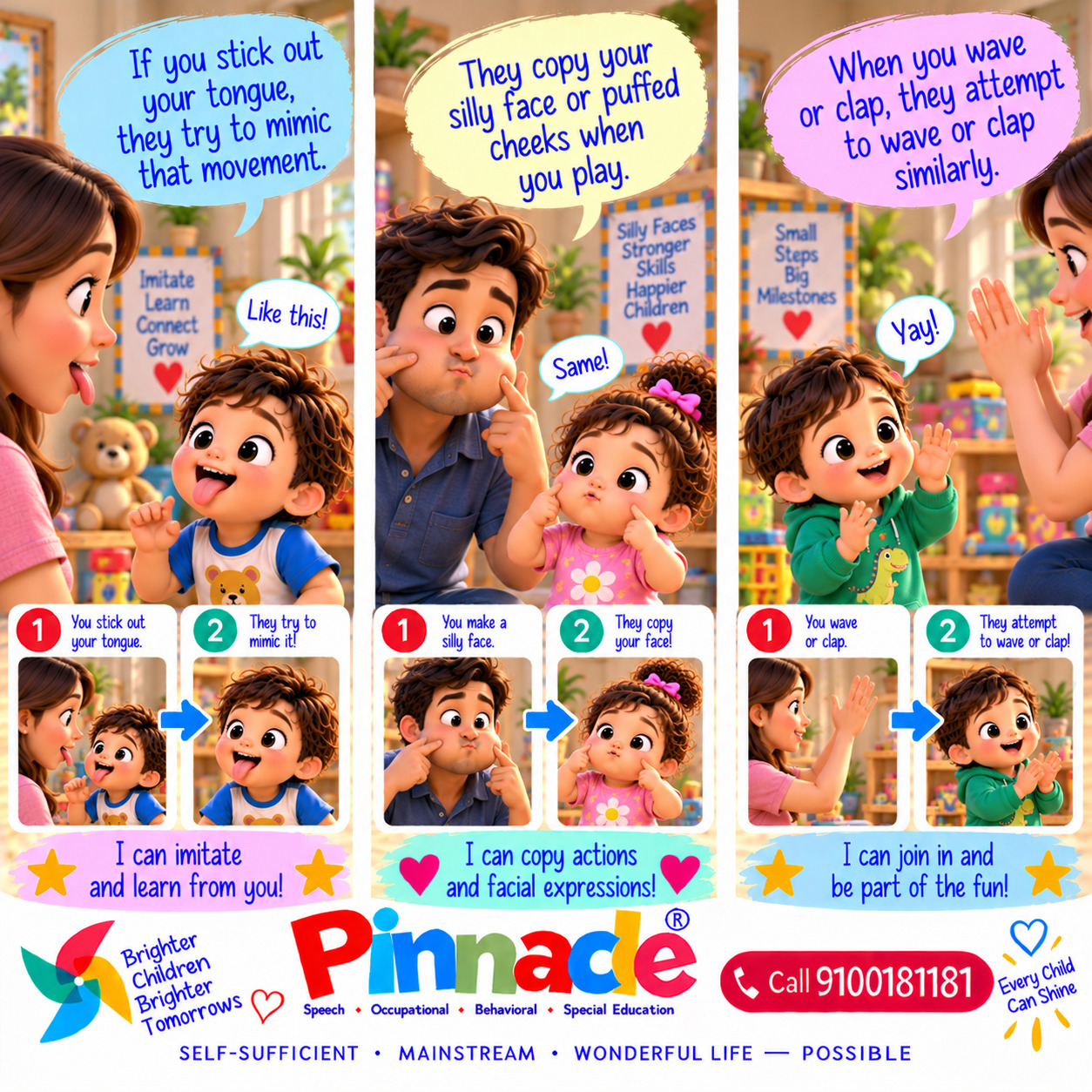 Example illustration for assessment topic: Imitation