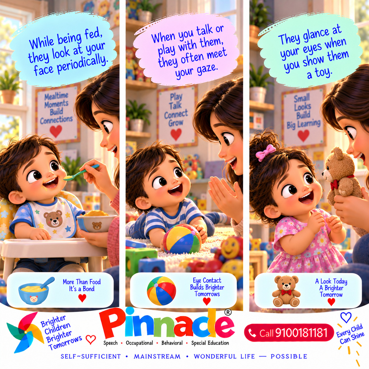 Example illustration for assessment topic: Eye Contact