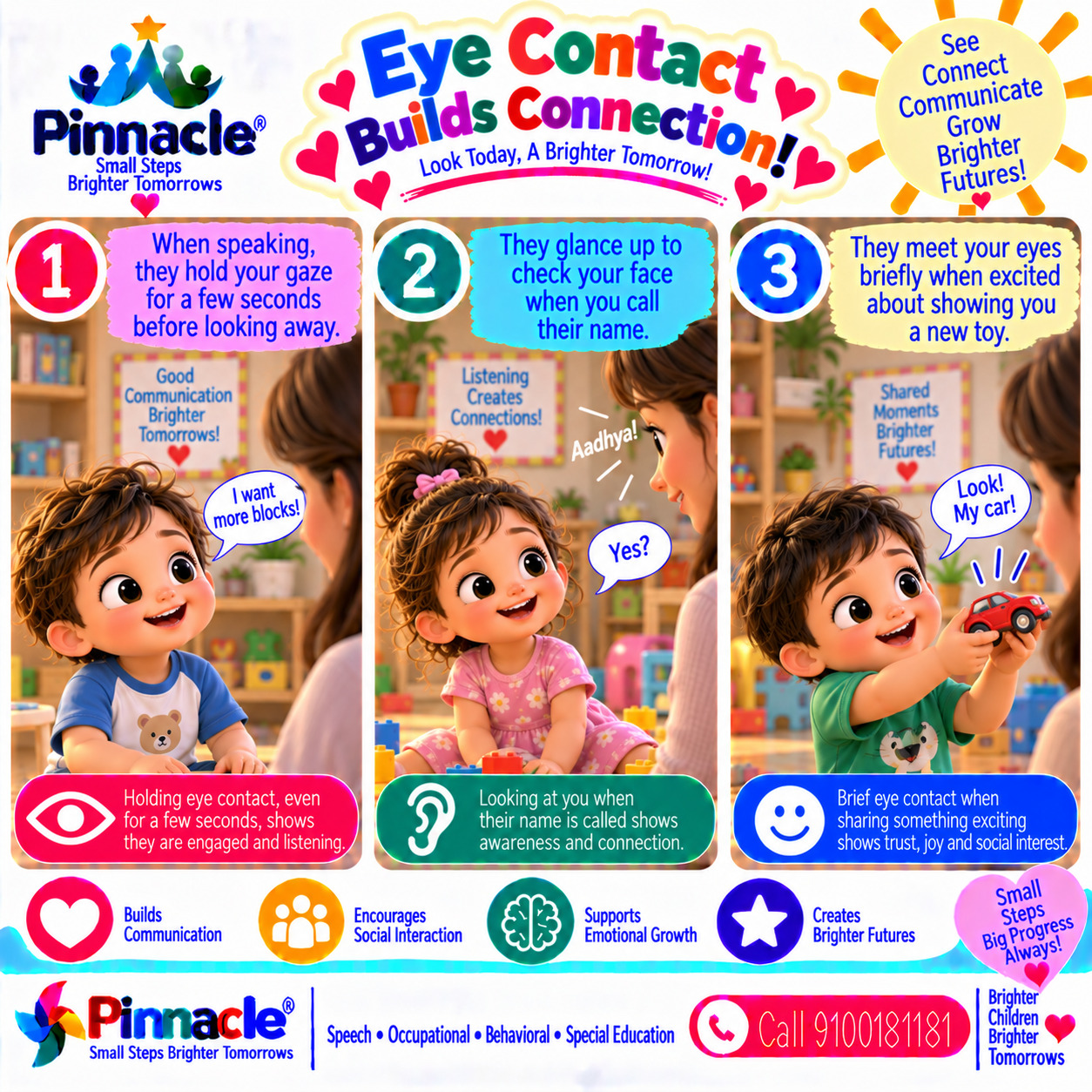 Example illustration for assessment topic: Eye Contact