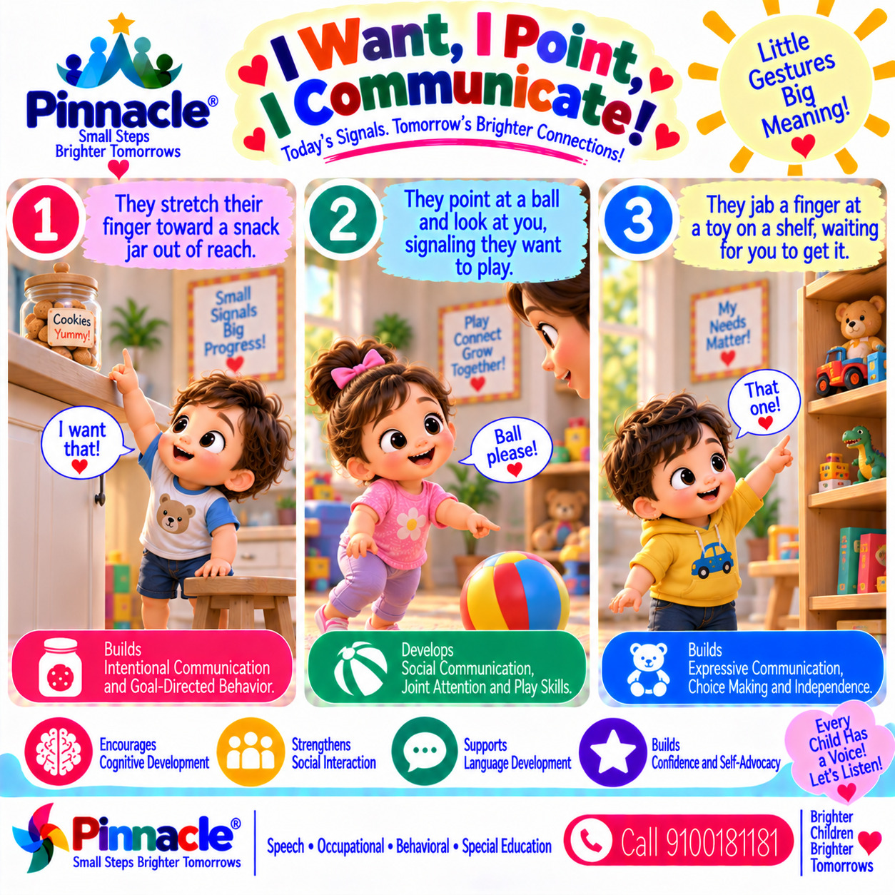 Example illustration for assessment topic: Pointing