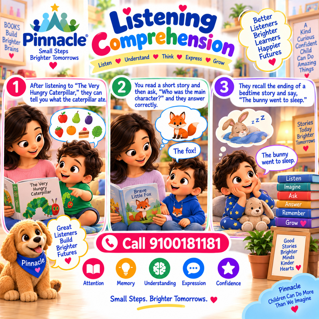 Question illustration for assessment topic: Listening comprehension