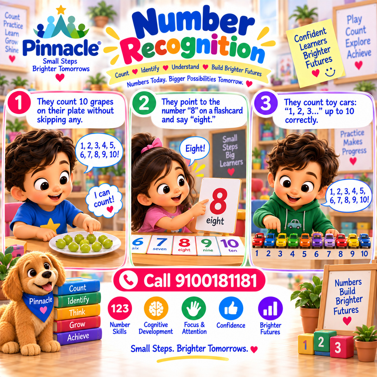 Question illustration for assessment topic: Number recognition