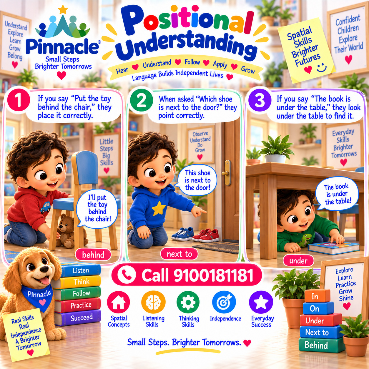 Question illustration for assessment topic: Positional understanding