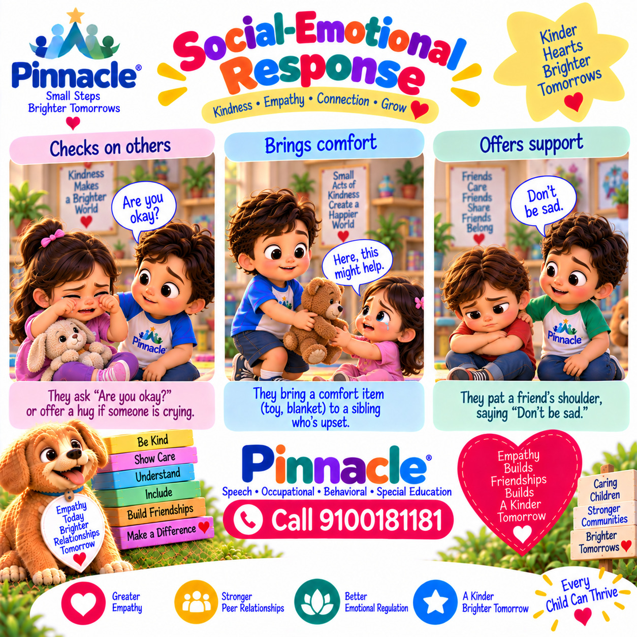 Question illustration for assessment topic: Social-Emotional Response