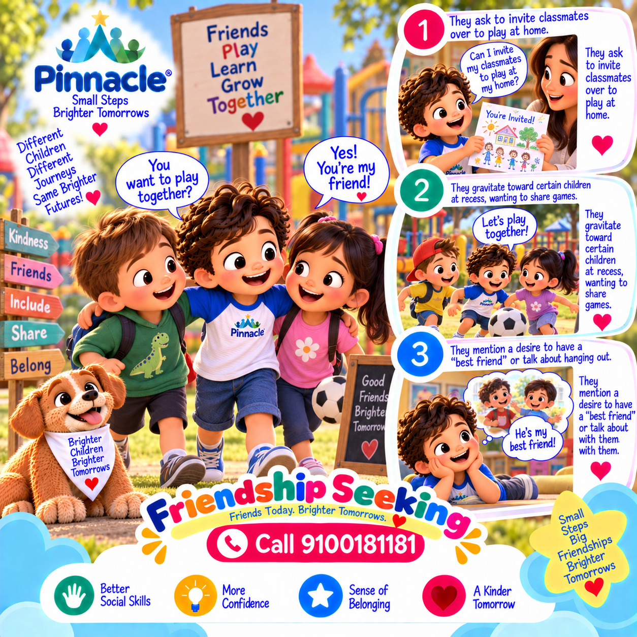 Question illustration for assessment topic: Friendship Seeking