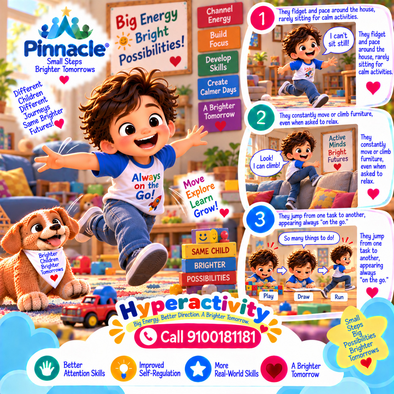 Question illustration for assessment topic: Hyperactivity