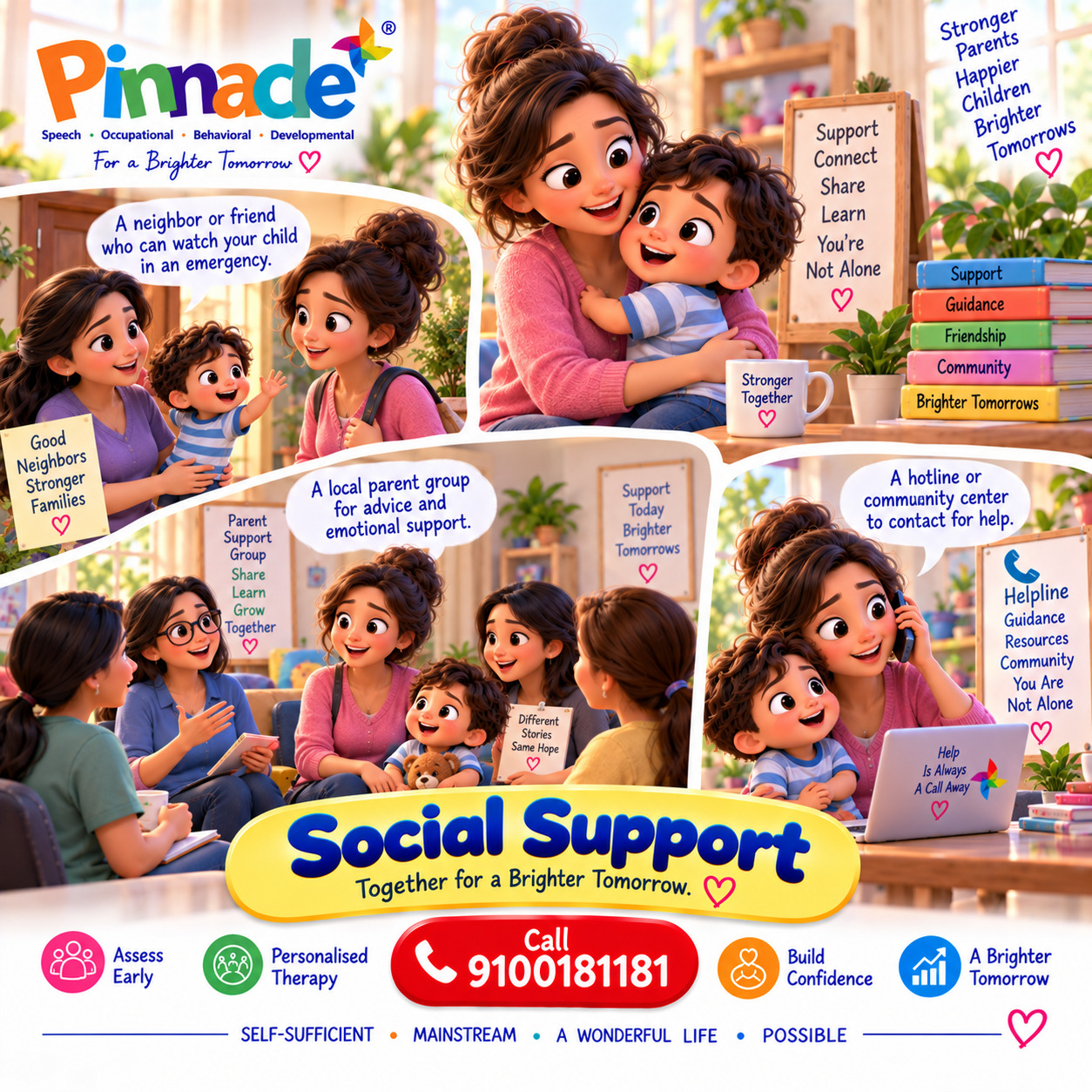 Question illustration for assessment topic: Social Support