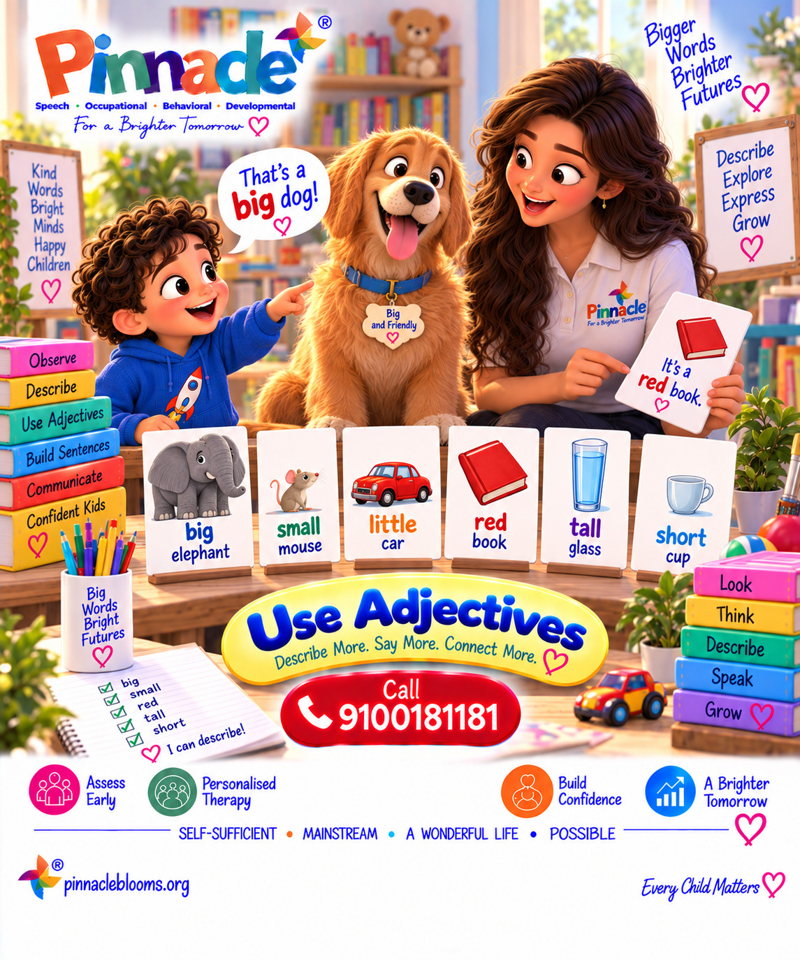 Question illustration for assessment topic: Use Adjectives