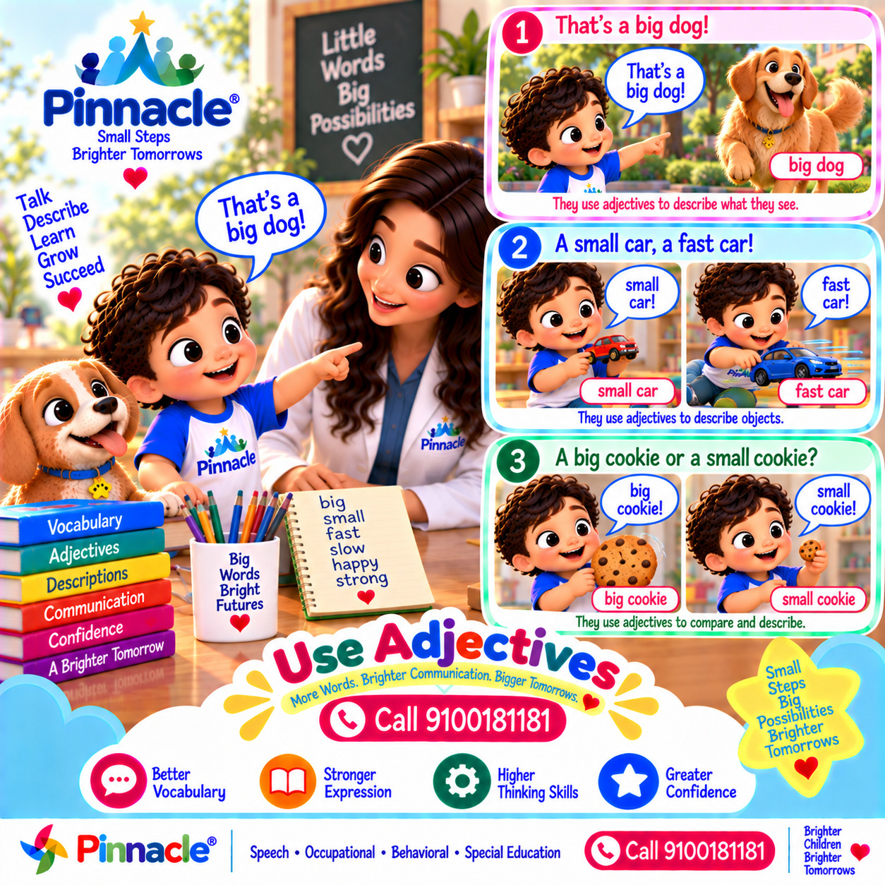 Question illustration for assessment topic: Use Adjectives