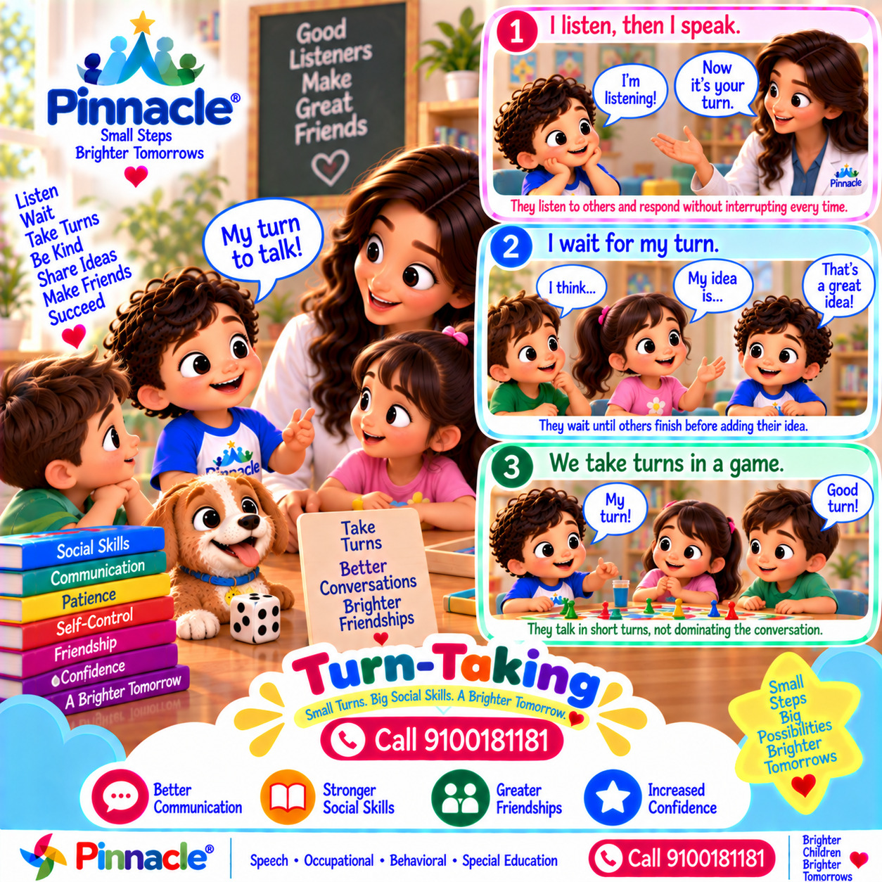 Question illustration for assessment topic: Turn-Taking