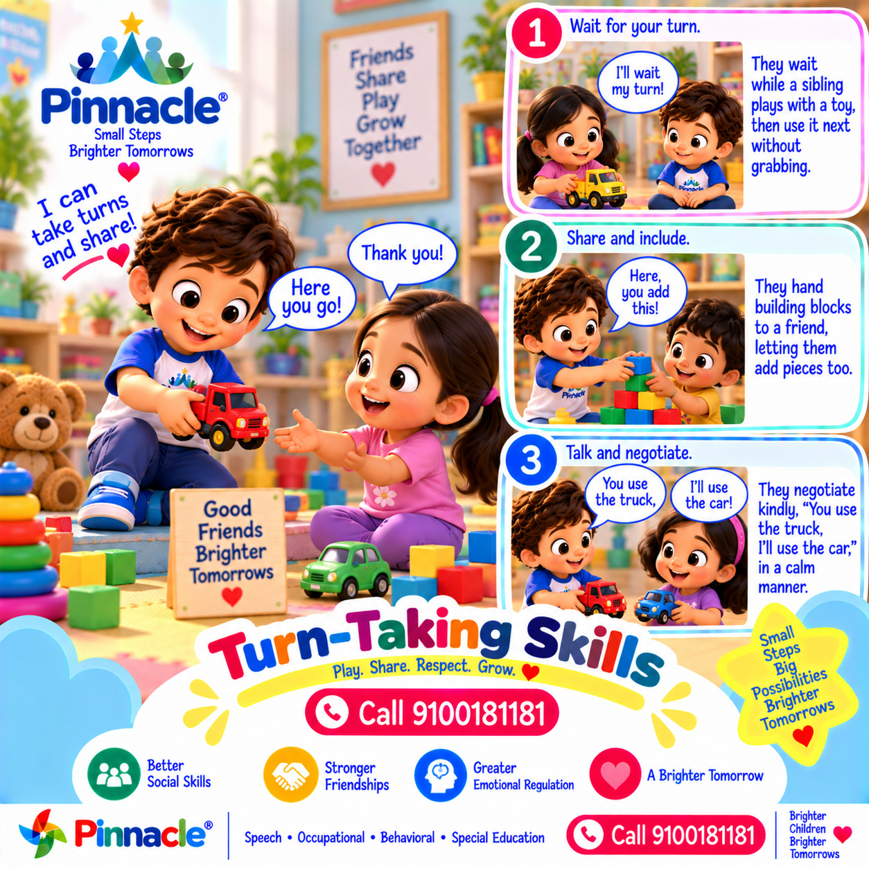 Question illustration for assessment topic: Turn-Taking Skills