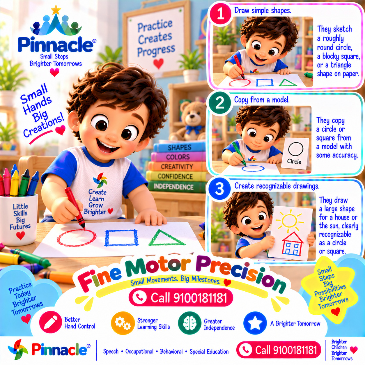 Question illustration for assessment topic: Fine Motor Precision
