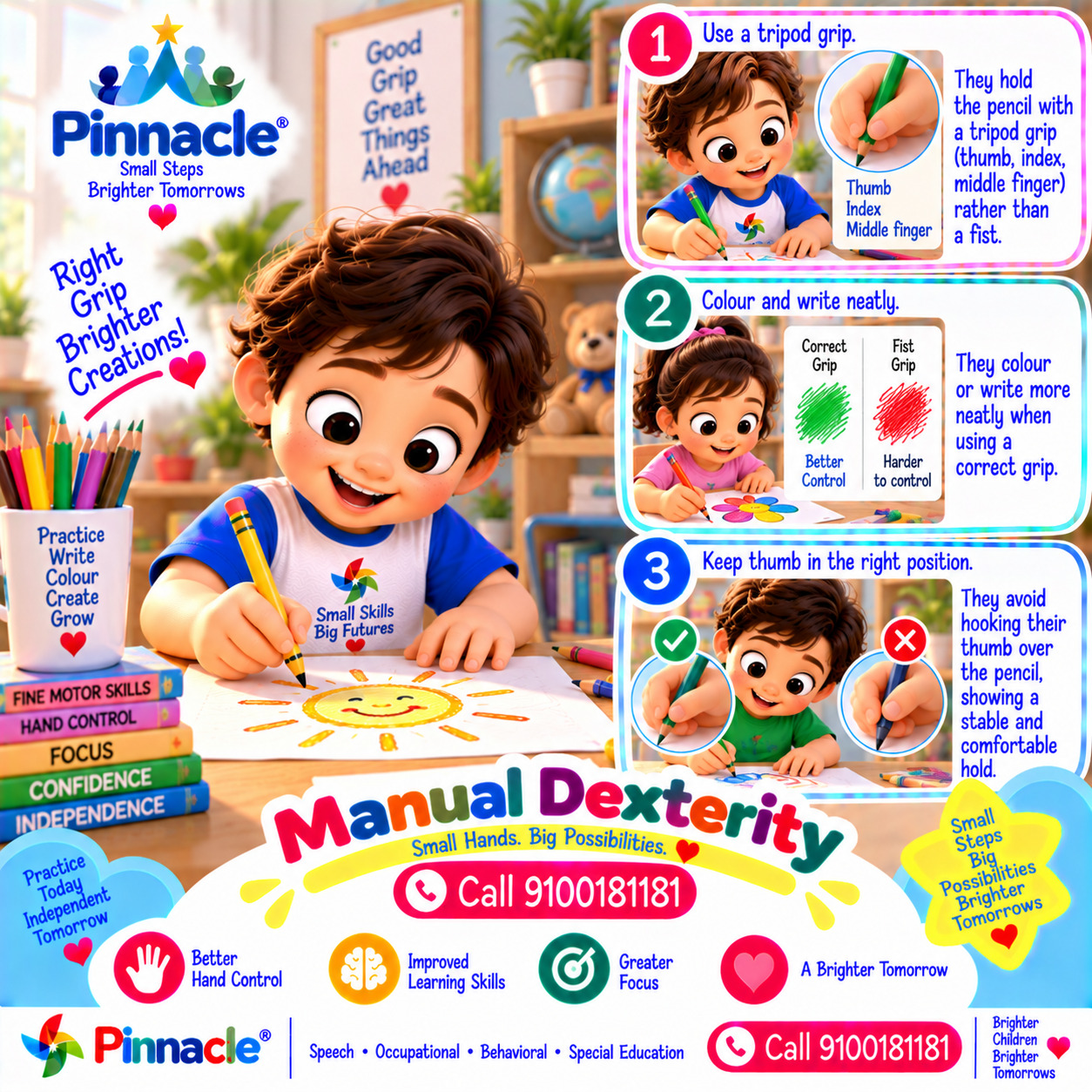 Question illustration for assessment topic: Manual Dexterity