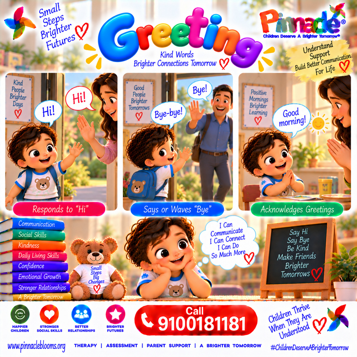 Question illustration for assessment topic: Greeting