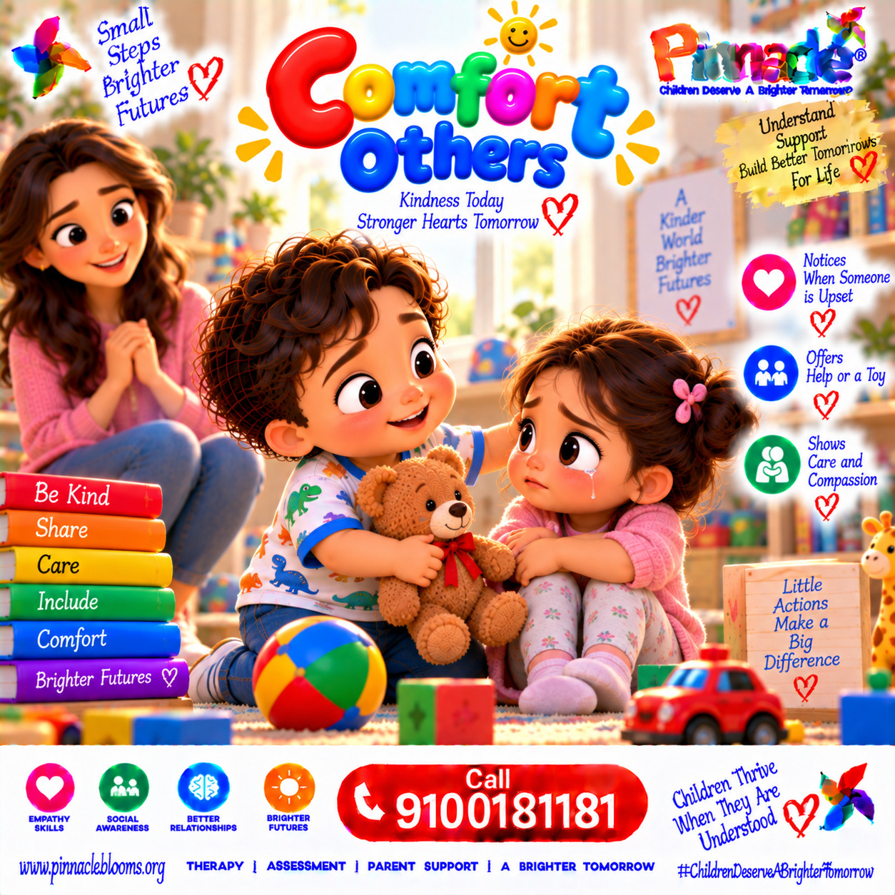 Question illustration for assessment topic: Comfort Others