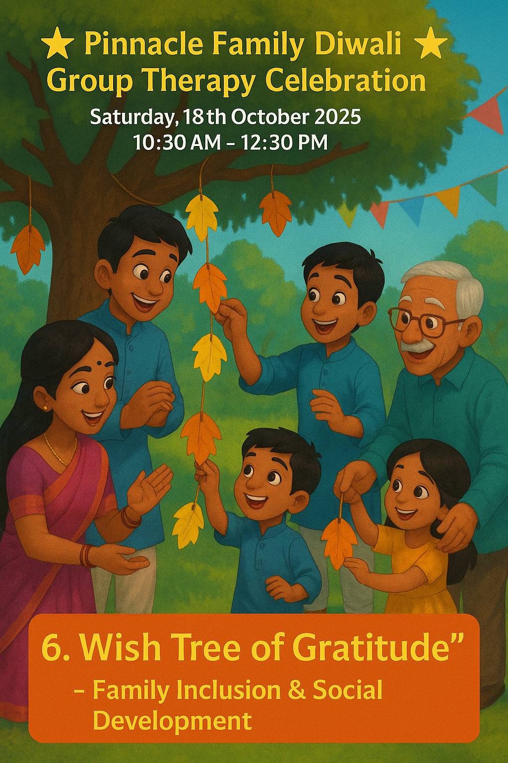 Pinnacle Family Diwali Group Therapy Celebration