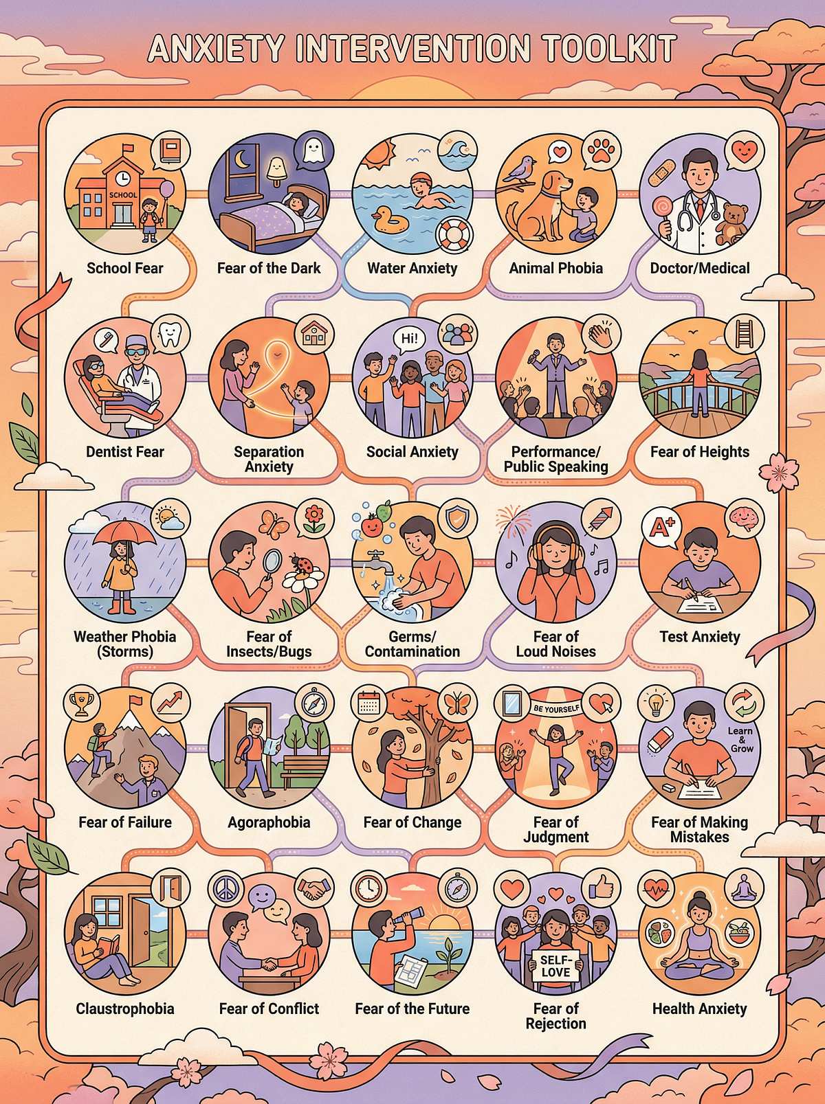 anxiety-fears therapy material