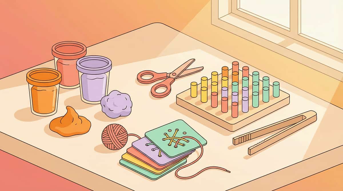 fine-motor therapy material